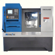 заказать Токарный станок с ЧПУ с горизонтальной станиной MetalTec CK 35 x 400 Пром+ 