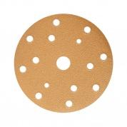 заказать Шлифовальный круг GOLD B312T 125мм на липучке, 8 отв, золотистый 