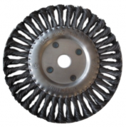 заказать Щетка металлическая дисковая OSBORN Pro 150x22.2 мм, d ворса 0,5 мм 