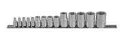 заказать Набор головок торцевых 1/4", 3/8", 1/2"DR, внешний TORX®, на держателе, Е4-E24, 14 предметов Jonnesway 