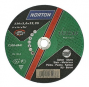 заказать Круг отрезной по камню C30R 230X3.0X22.23 мм T41 Norton Vulcan 