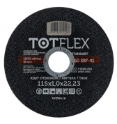 заказать Круг отрезной totflex standard 41 115x1.6х22,23 А R BF 