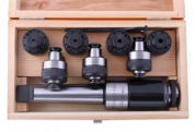 заказать Патрон резьбонарезной с хвостовиком КМ4 с лапкой с набором головок из 7 шт. М12-М24 (MТ4-GT24-140L) "CNIC" 