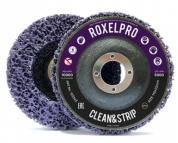 заказать Пурпурный зачистной круг ROXPRO Clean&Strip II на оправке 125х13х22 мм 
