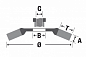 Щетка коническая жгутовая Д95*M14, ворс сталь 0,50, SIT