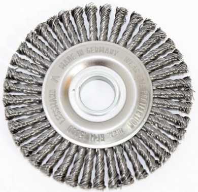  Кордщетка SPECIAL дисковая витая Д115*10*22,2, ворс сталь 0,50 купить