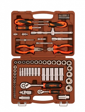  Набор инструмента универсальный 1/4", 1/2"DR, 69 предметов Ombra купить