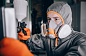 Полумаска для защиты дыхания Jeta Safety J-SET из силикона, размер S, фильтры 6500K-S Комплект