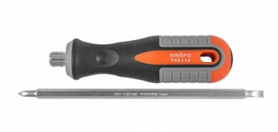  Отвертка стержневая двусторонняя ROUND GRIP, РН1,SL5x150 мм Ombra купить