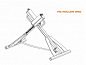 Устройство для поддержки свободного конца трубы RITMO ROLLER HS ROLLER 1000