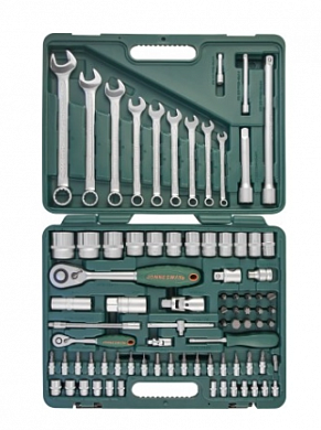  Набор инструмента универсальный 1/4", 1/2"DR, 82 предмета Jonnesway купить
