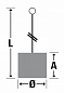 Щетка ерш Д10*56*80 с хв-м, ворс нейлон 0,30, CAZZOLA
