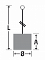 Щетка ерш Д4*100*300 с хв-м + кольцо, ворс гофр латунь 0,10, OSBORN