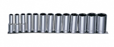  Набор головок торцевых глубоких MAXI-DRIVE 1/2"DR на держателе, SAE 7/16--1-1/4", 13 предметов Jonnesway купить