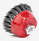 Щетка чашечная жгутовая Д75*M14, ворс сталь 0,50