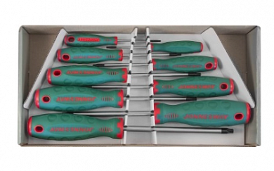  Набор отверток стержневых TORX® ANTI-SLIP GRIP, 9 предметов Jonnesway купить