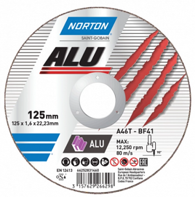  Norton Alu / Aluminium 180x2.5x22.23 мм купить