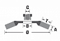 Щетка коническая жгутовая Д100*13*M14, ворс сталь 0,50