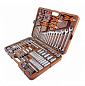 Набор инструмента универсальный 1/4", 3/8" и 1/2"DR, 141 предмет Ombra