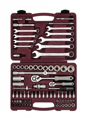  Набор инструмента универсальный 1/4", 1/2"DR, 82 предмета Thorvik купить