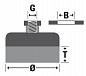 Щетка чашечная жгутовая Д65*M14, ворс сталь 0,50 Osborn