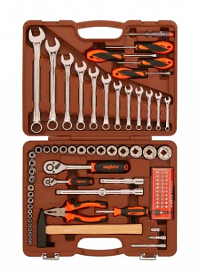  Набор инструмента универсальный 1/4", 1/2"DR, 88 предметов Ombra купить