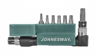  Комплект вставок-бит 1/4"DR TORX®, T10-T40, c Г-образным приводом, 8 предметов Jonnesway купить