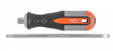  Отвертка стержневая двусторонняя ROUND GRIP, РН2,SL6x150 мм Ombra купить