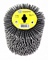 Щетка валик спиральная Д100*120*13, ворс полимер абразив P46