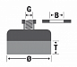 Щетка чашечная Д140*M14, ворс полимер-абразив P36 (код 3-100)