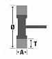 Кордщетка дисковая PERFECT гофр латунир-я сталь 0,30 (4500 об/мин)