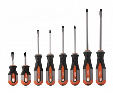  Набор отверток стержневых ROUND GRIP, 8 предметов Ombra купить