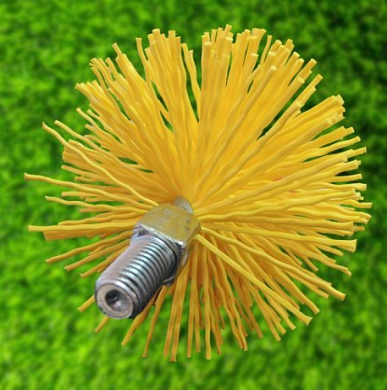  Щетка ерш Д200*60*140, ворс желтый нейлон 2,00, посадка М12 резьба, SIT купить