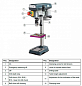 Настольный сверлильный станок OPTIdrill B14 Basic