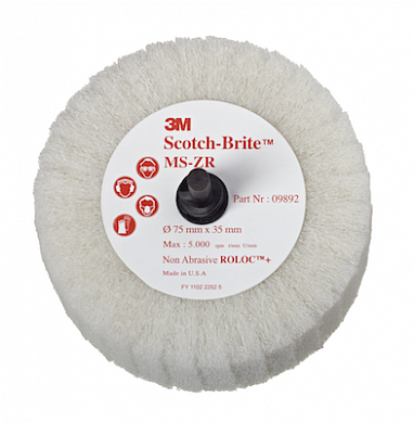 3m™ лепестковая щетка scotch-brite™ roloc™+ ms-zr купить