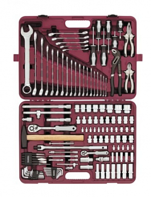  Набор инструмента универсальный 1/4", 1/2"DR, 127 предметов Thorvik купить