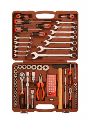  Набор инструмента универсальный 1/4", 1/2"DR, 93 предмета Ombra купить